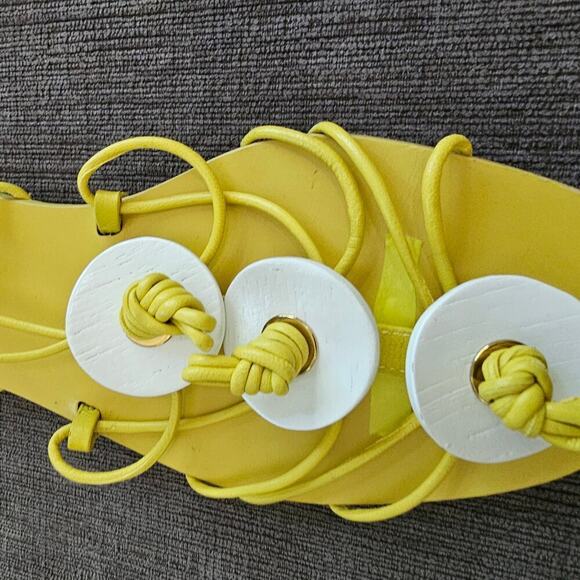 Eleanor Raffia Mule Sandal, Natural | Tory Burch KW TORY BURCH Yellow Artisanal Knot Sandal Tripon Cristal Elba Sandals Size 7